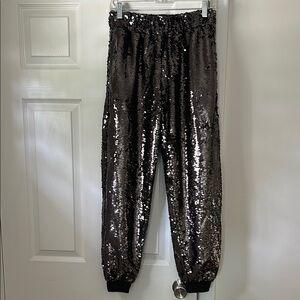 Sequin Jogger Pants